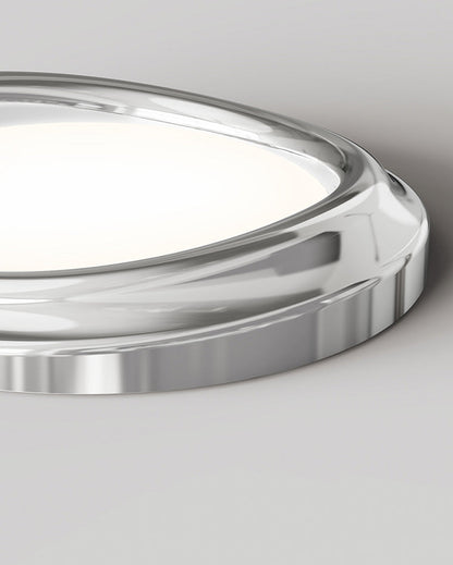 Round Chrome Ceiling Light