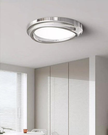 Round Chrome Ceiling Light