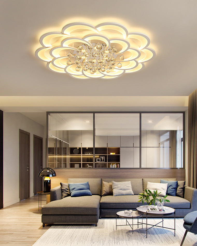 CrystalBloom Ceiling Light