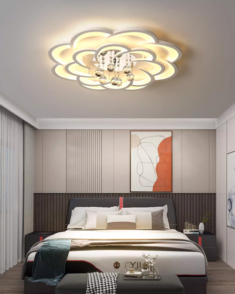 CrystalBloom Ceiling Light