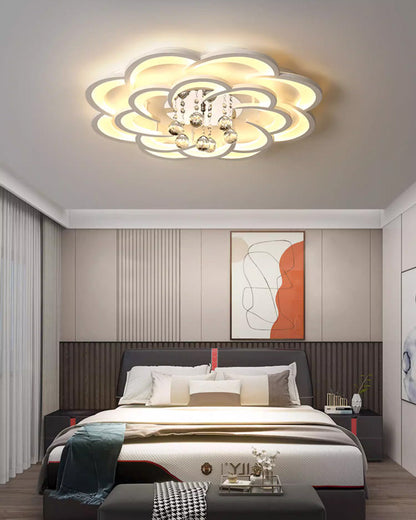 CrystalBloom Ceiling Light