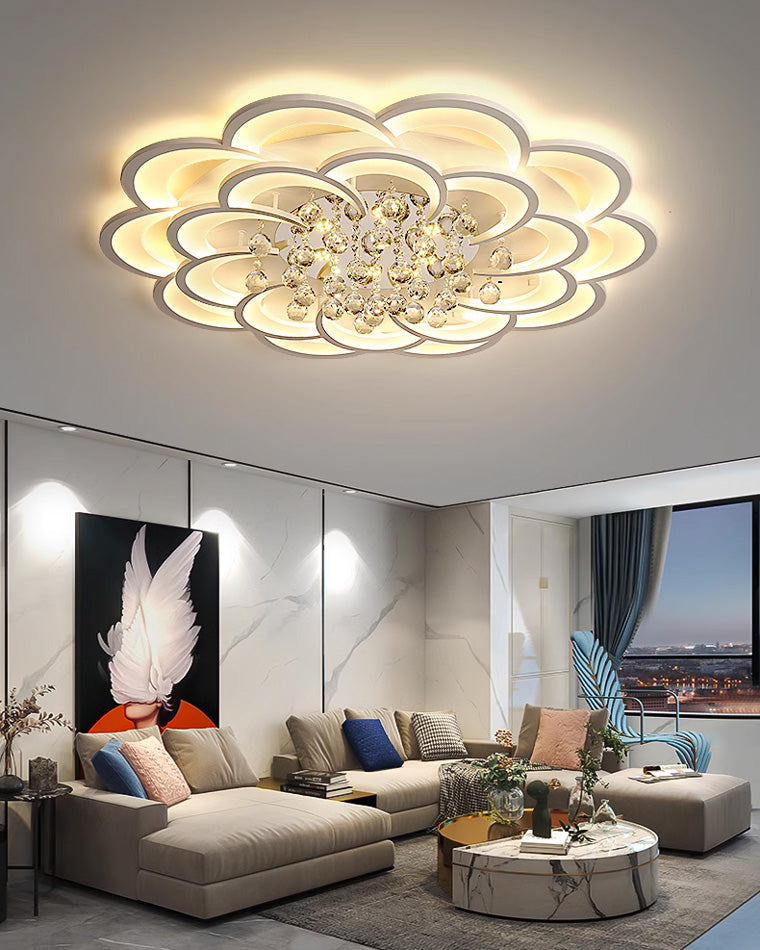 CrystalBloom Ceiling Light