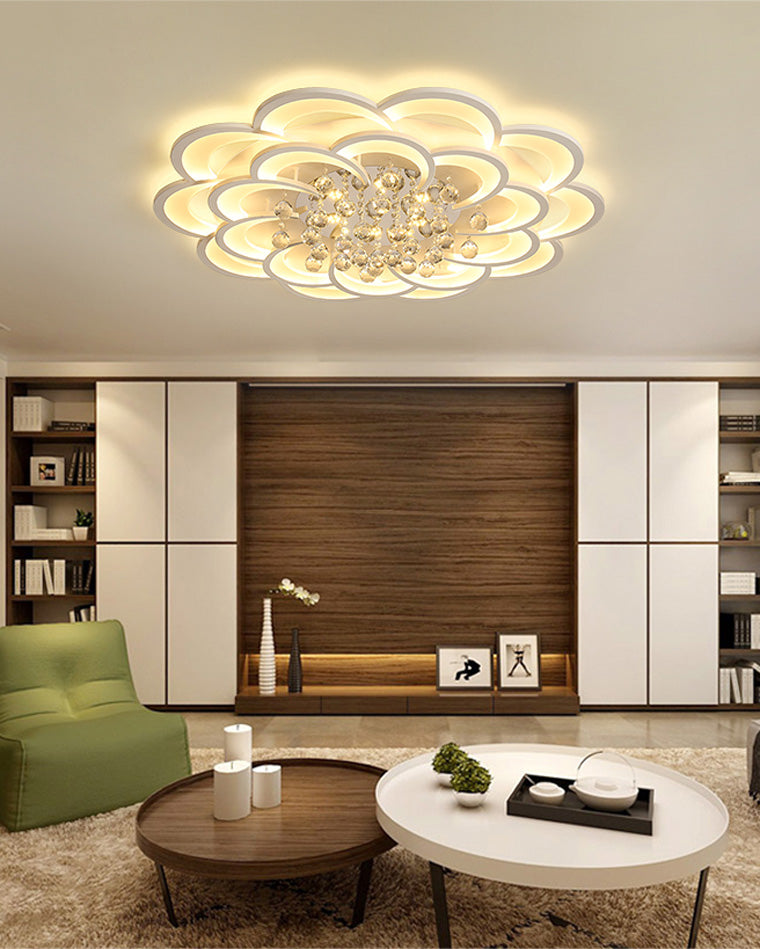 CrystalBloom Ceiling Light