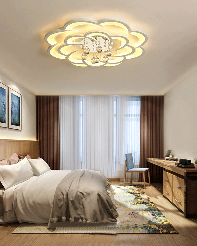 CrystalBloom Ceiling Light