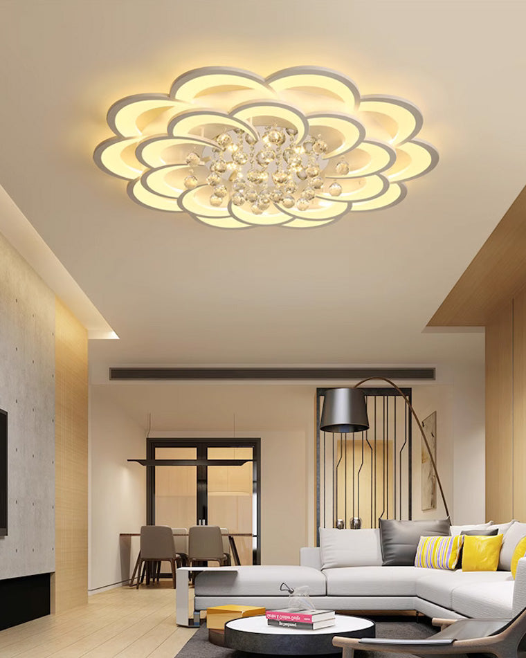 CrystalBloom Ceiling Light
