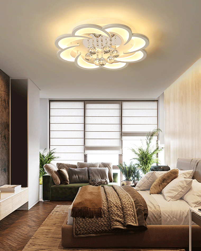 CrystalBloom Ceiling Light