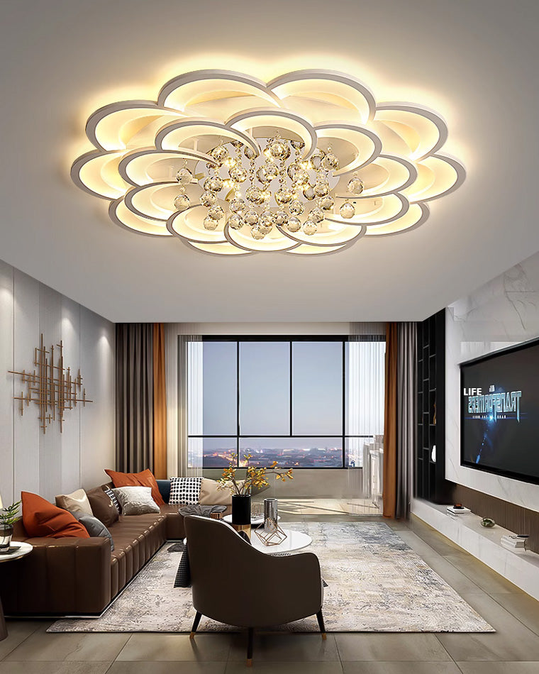 CrystalBloom Ceiling Light