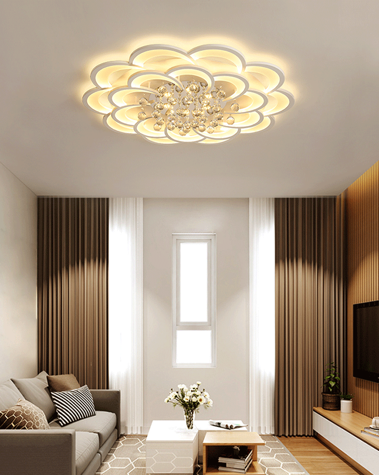 CrystalBloom Ceiling Light