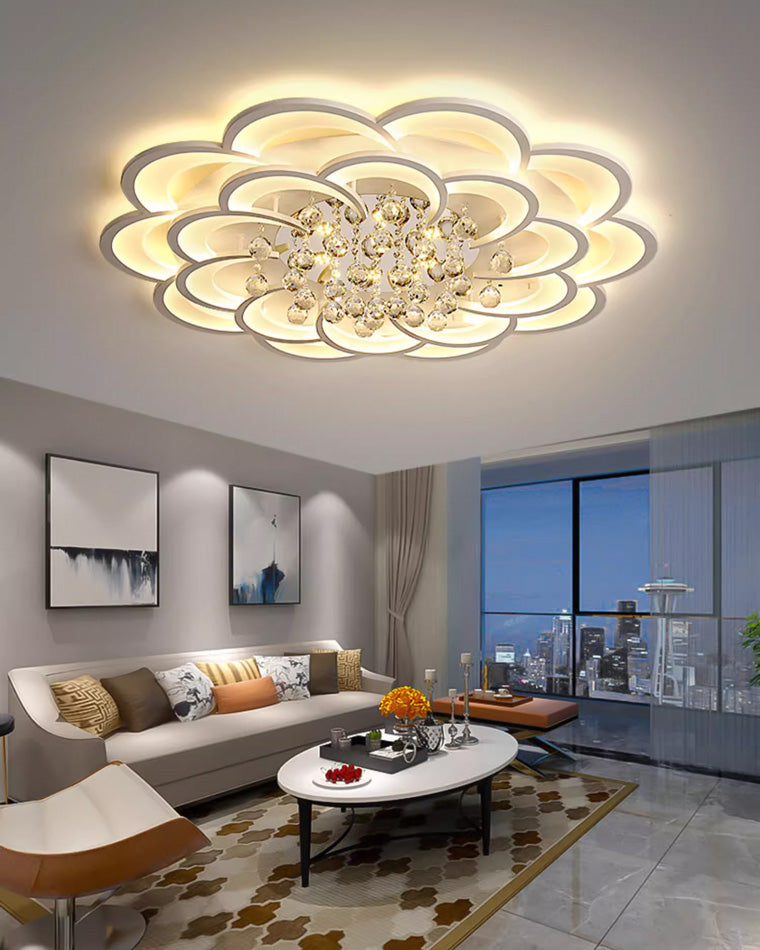 CrystalBloom Ceiling Light