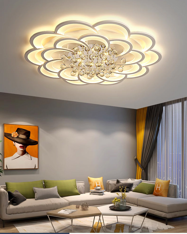 CrystalBloom Ceiling Light
