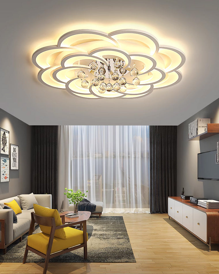 CrystalBloom Ceiling Light
