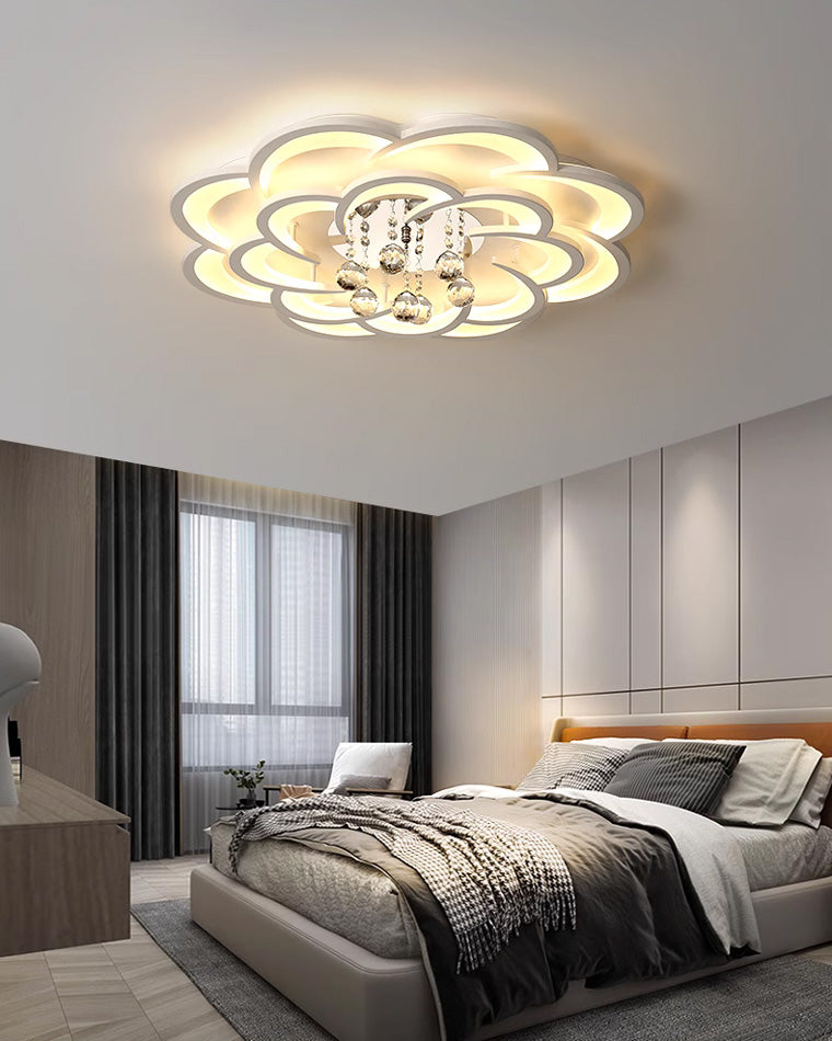 CrystalBloom Ceiling Light