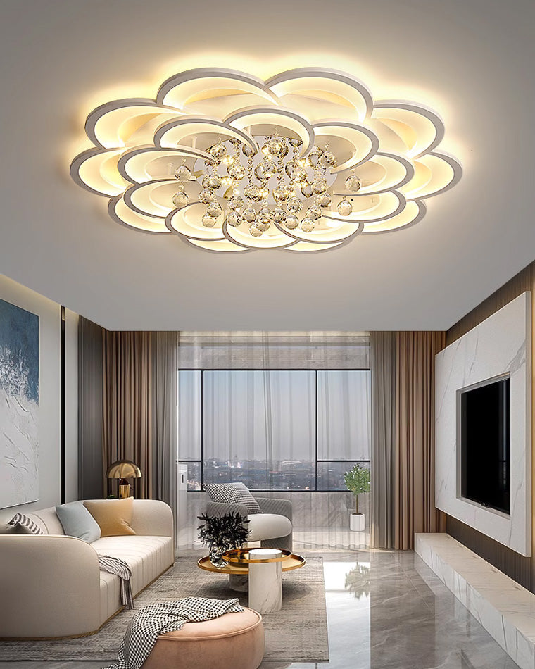 CrystalBloom Ceiling Light