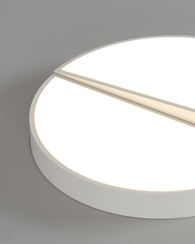 Modern Square or Wavy Ceiling Light in Frosted White