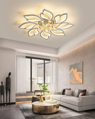 Plafonnier Encastré Cristal Fleurs Élégantes
