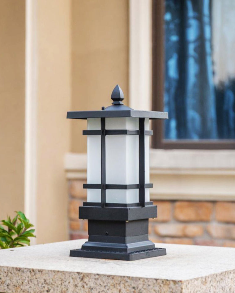 Lampe d'Extérieur Carrée - Élégance Solaire
