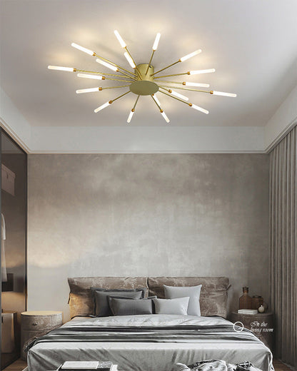 Recessed Ceiling Light with Glowing Star Effect