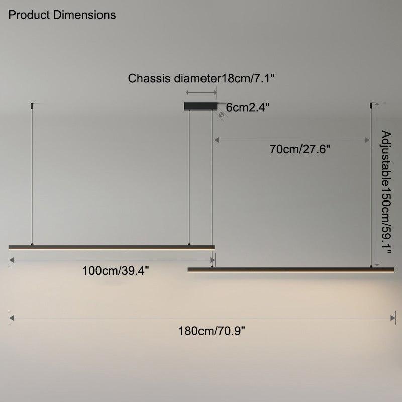 Linear Suspension - Luminous Purity