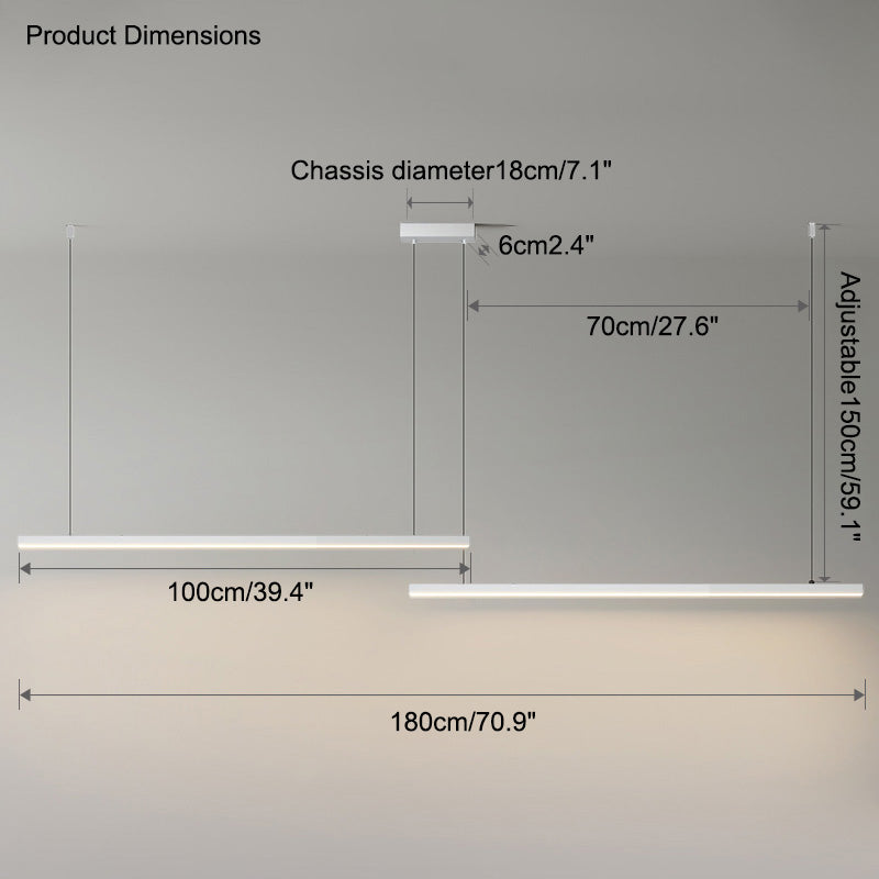 Linear Suspension - Luminous Purity