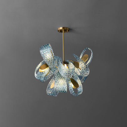 Peacock Artistic Glass Chandelier