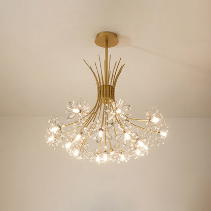 Crystal Chandelier - Bouquet Flower