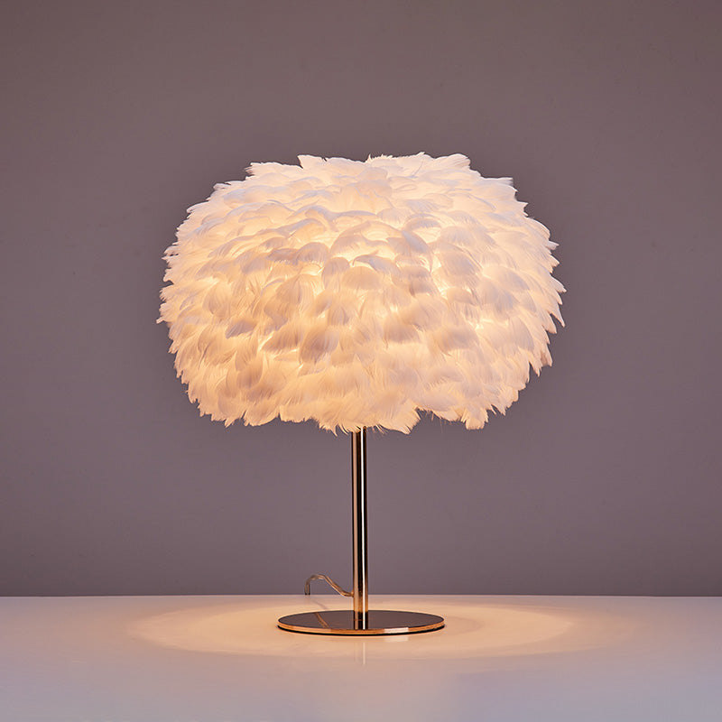 Table Lamp - Globe Feather