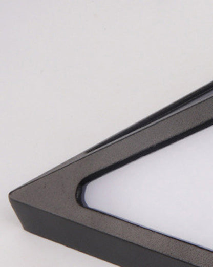 Prisma Black Outdoor Wall Sconce – Elegant Geometric Glow