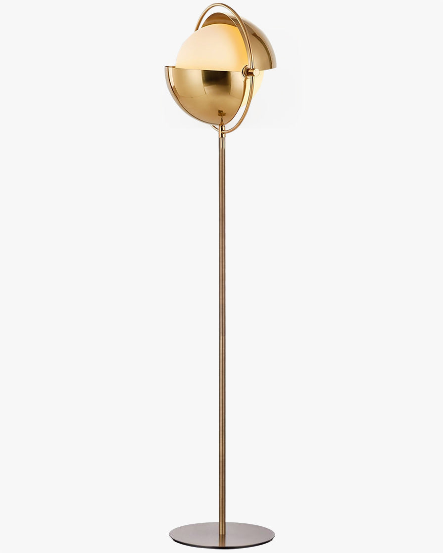 Lampadaire Globe en Verre