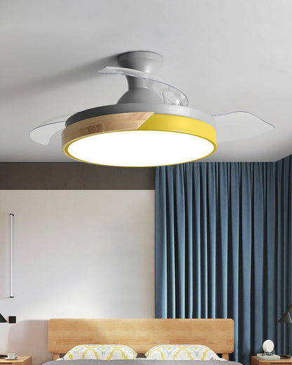 Scandinavian Ceiling Fan with Lighting