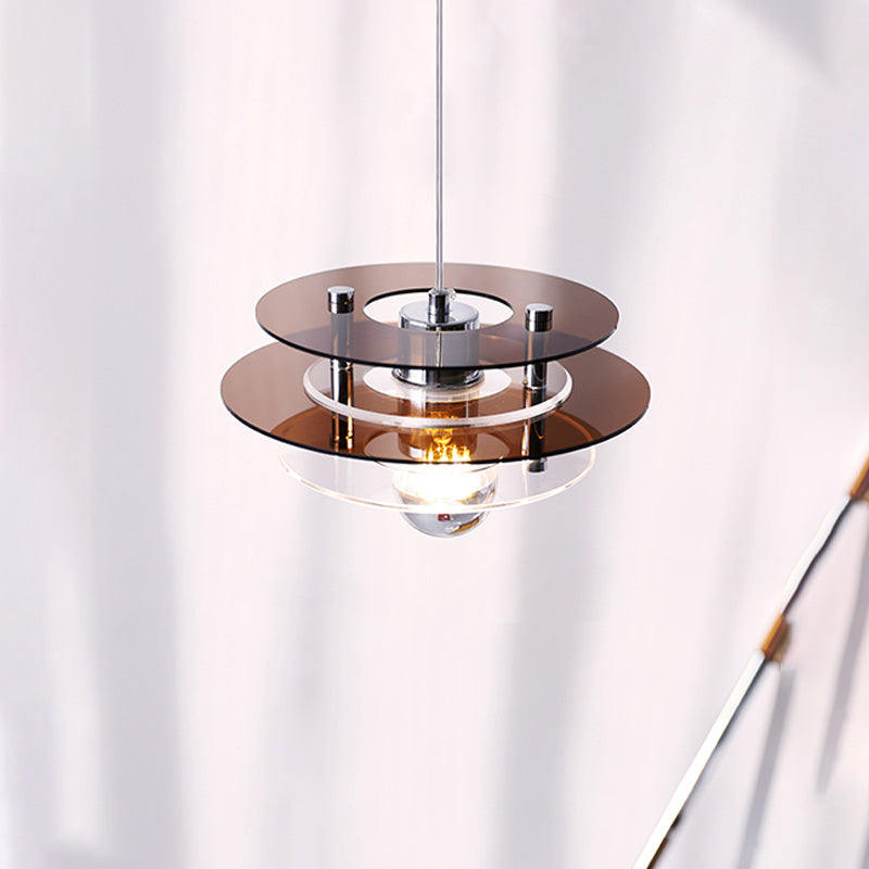 Suspension Soucoupe Volante - Space Age