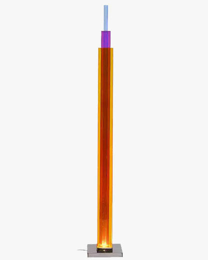 Lampadaire Colonne Rouge à LED