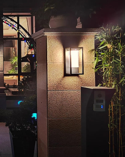 Astra Outdoor Wall Light – Contemporary Elegance and Welcoming Light