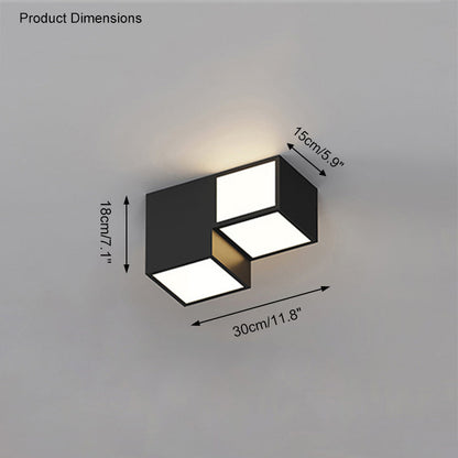Elegant Cube Ceiling Light