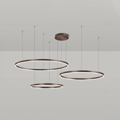 LED Ring Chandelier - Halo Rings