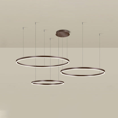 LED Ring Chandelier - Halo Rings