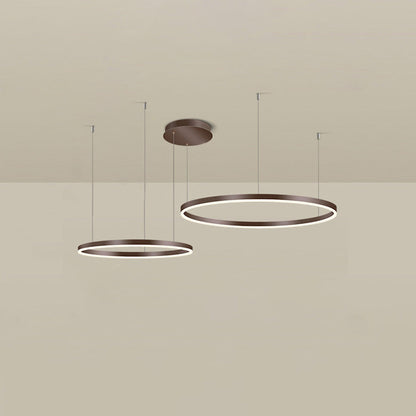 LED Ring Chandelier - Halo Rings