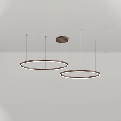 LED Ring Chandelier - Halo Rings
