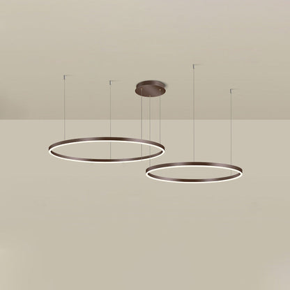 LED Ring Chandelier - Halo Rings