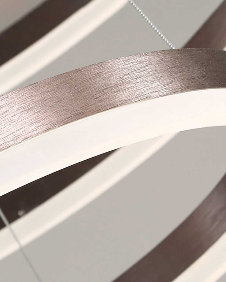 LED Ring Chandelier - Halo Rings