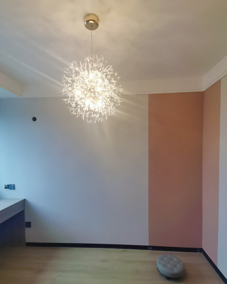 Crystal Chandelier - Dandelion Sparkle