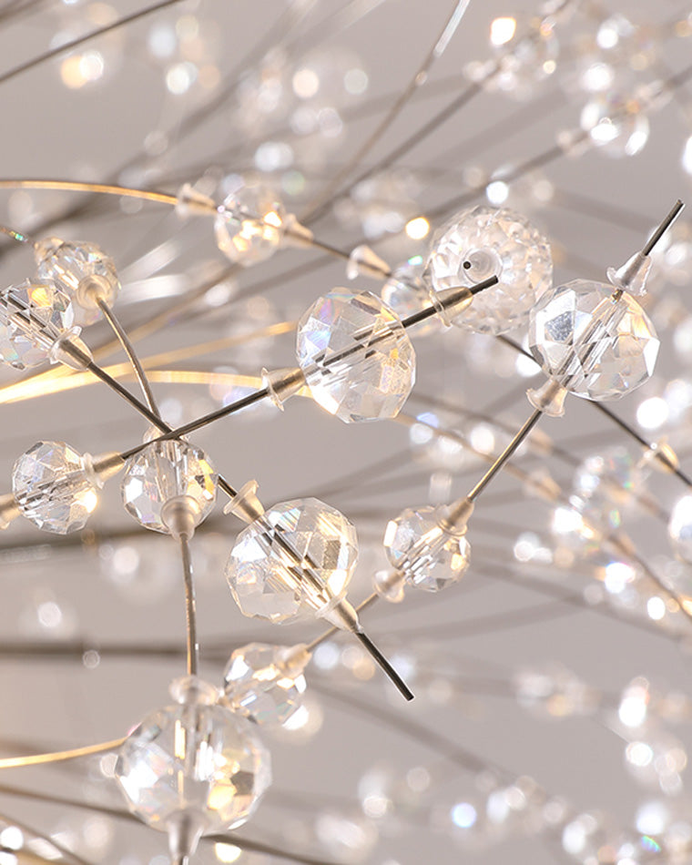 Crystal Chandelier - Dandelion Sparkle