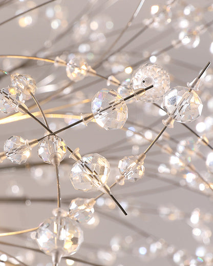 Crystal Chandelier - Dandelion Sparkle