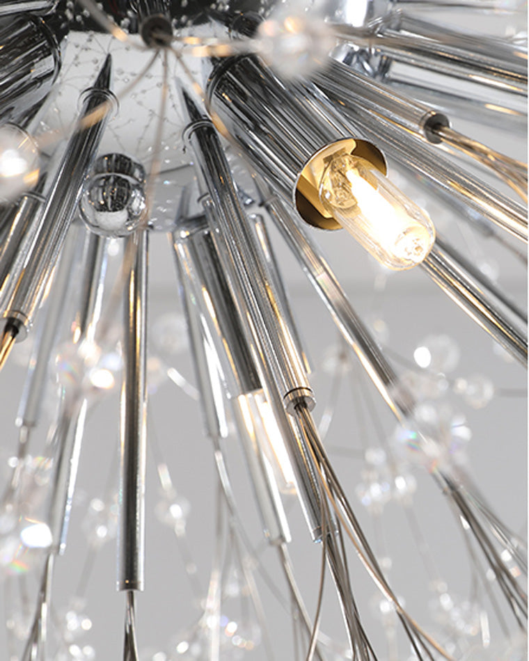 Crystal Chandelier - Dandelion Sparkle