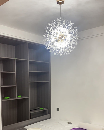 Crystal Chandelier - Dandelion Sparkle