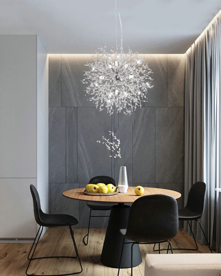 Crystal Chandelier - Dandelion Sparkle