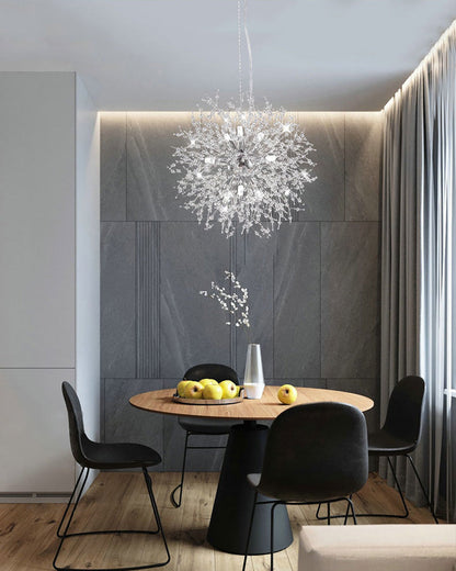 Crystal Chandelier - Dandelion Sparkle