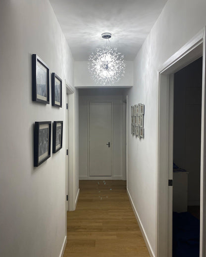 Crystal Chandelier - Dandelion Sparkle