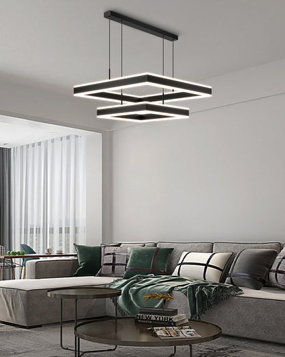 Square Cascade Chandelier
