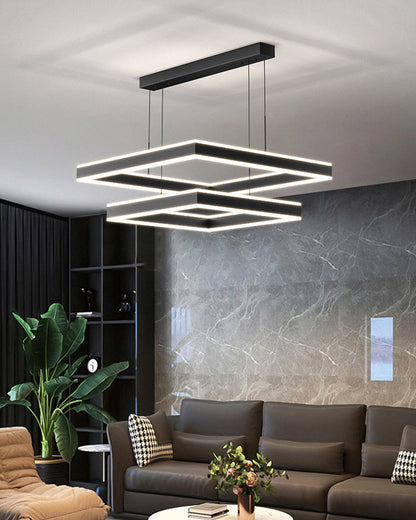 Square Cascade Chandelier