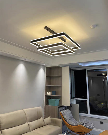 Square Cascade Chandelier